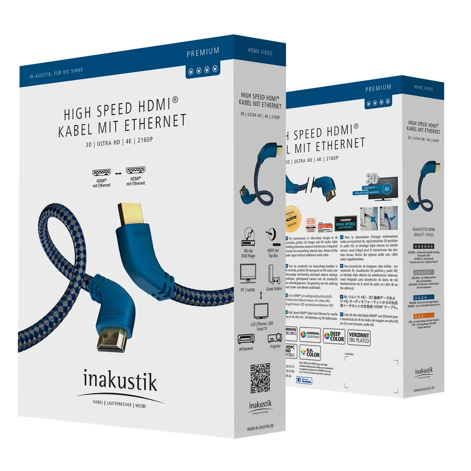 In-AKUSTIK|Câble HDMI haute vitesse | Piggyback – Image 2