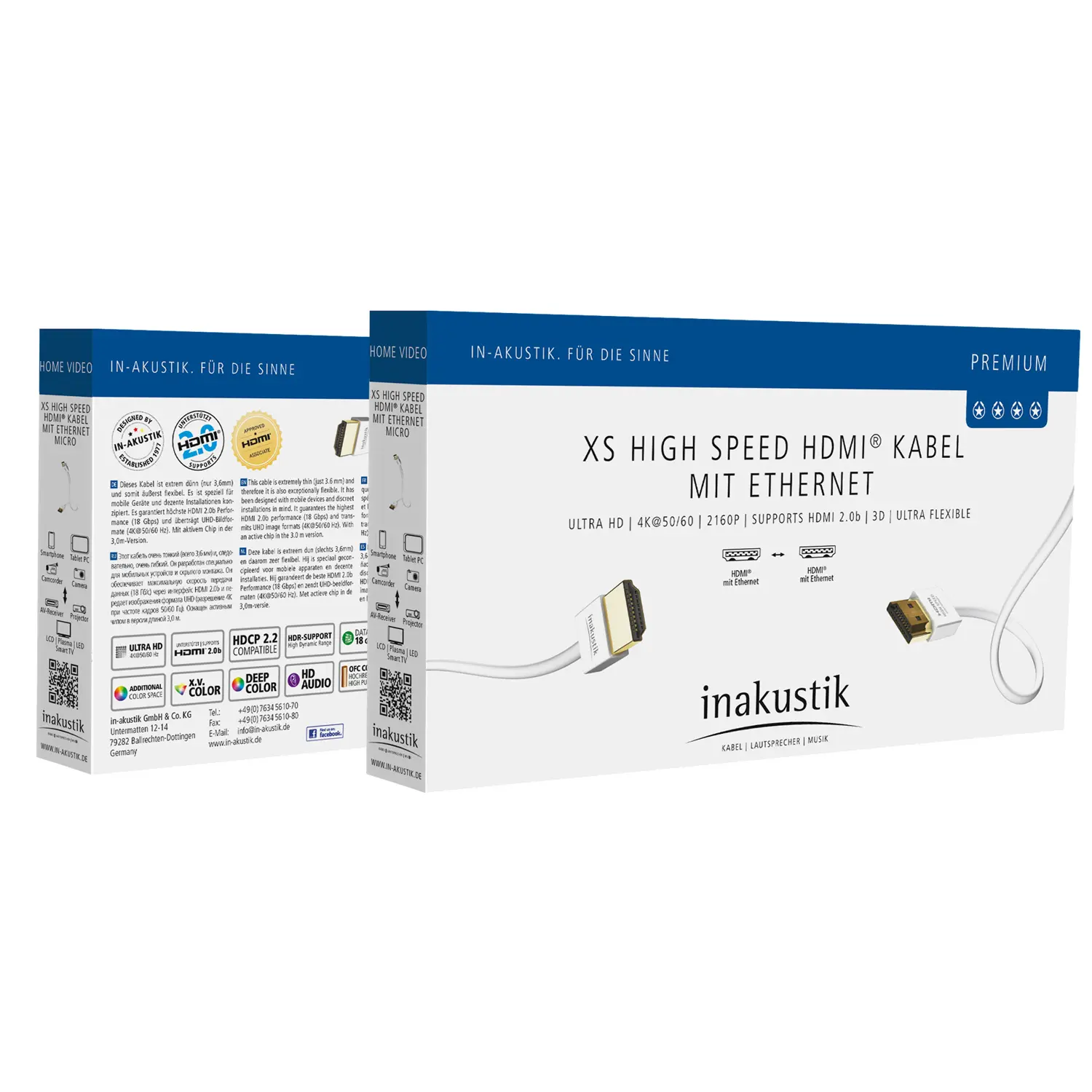 In-AKUSTIK|Câble HDMI haute vitesse | XS – Image 2