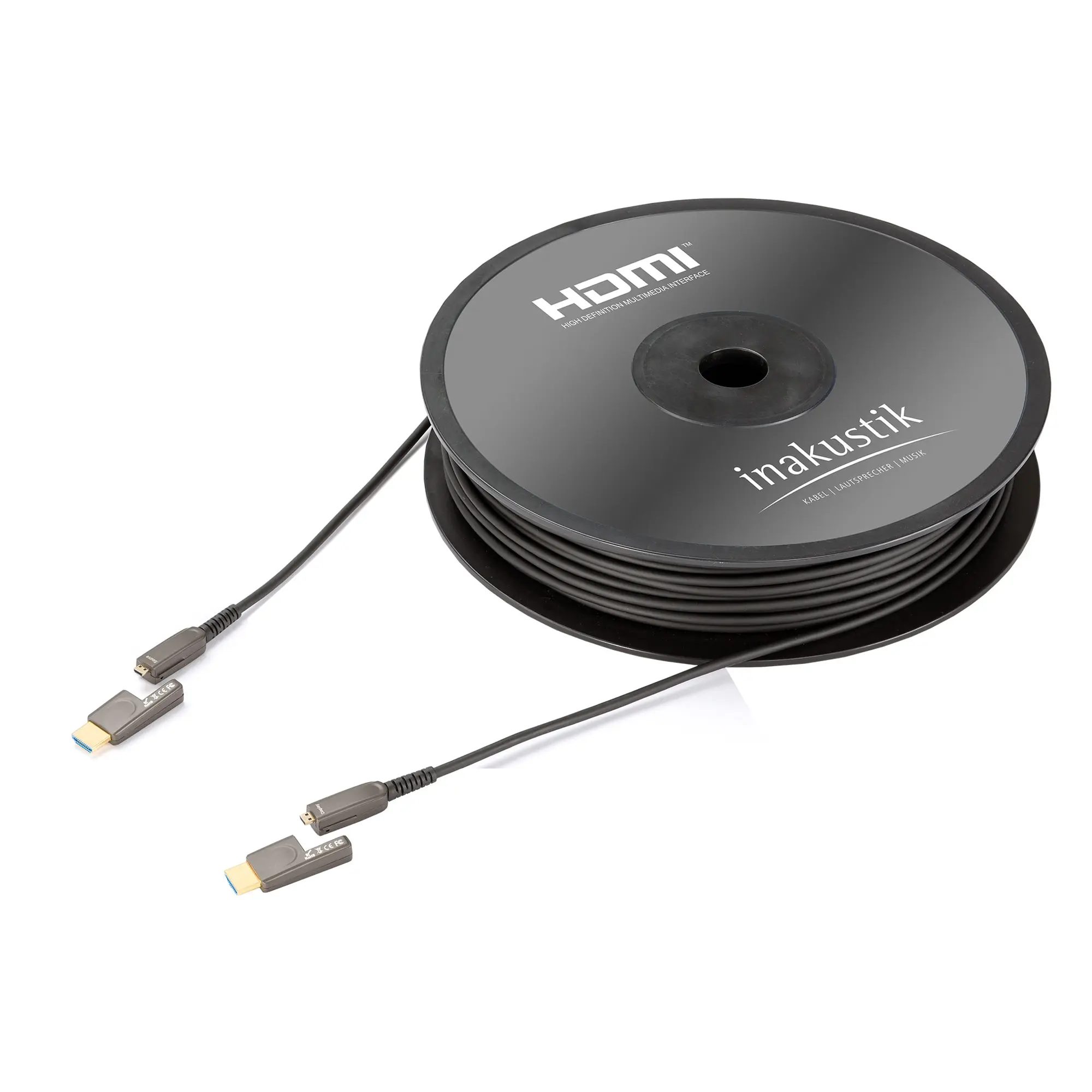 In-AKUSTIK|Câble HDMI haute vitesse | HDMI-D > HDMI-A