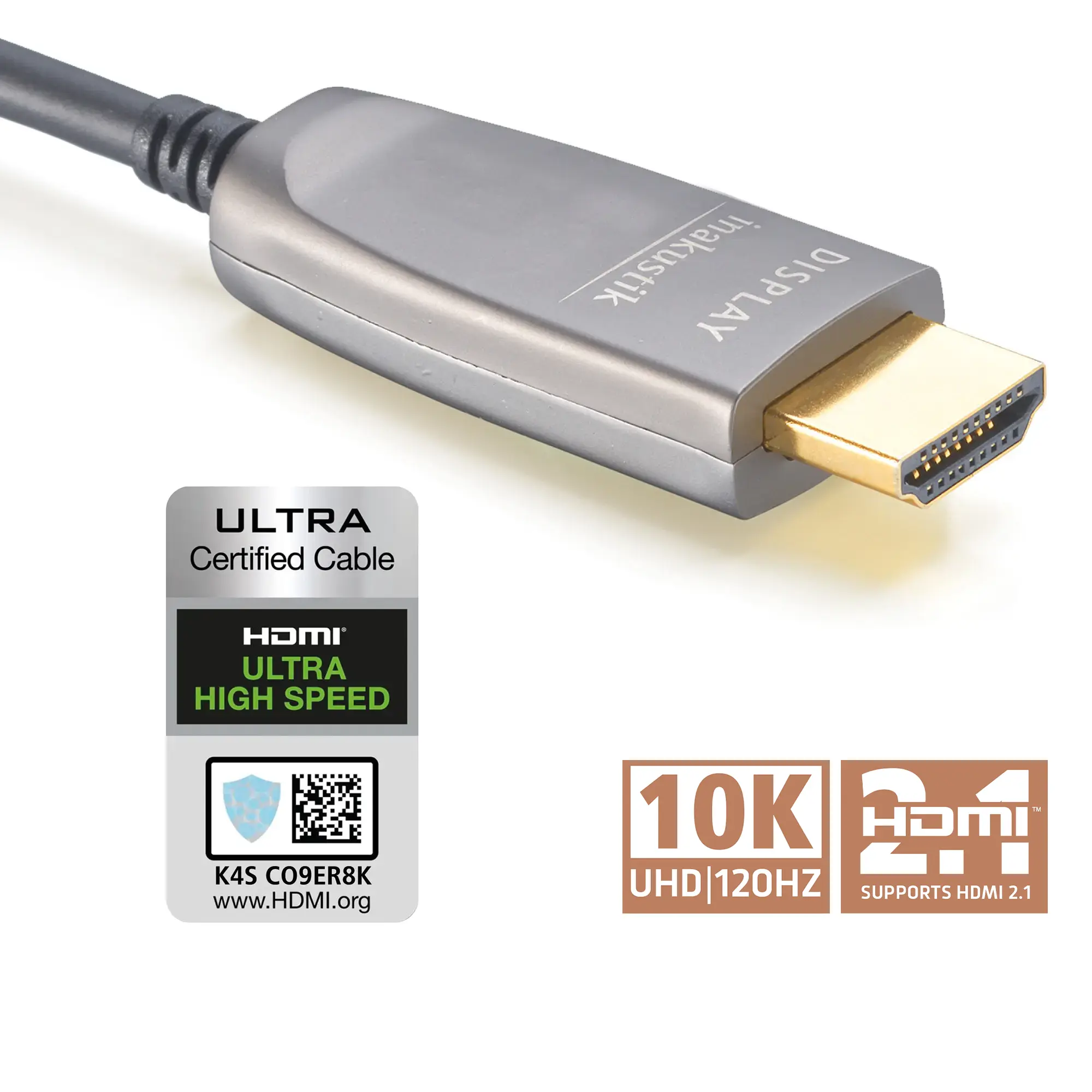 In-AKUSTIK|Câble HDMI 2.1 ultra haut débit | Fibre optique – Image 3
